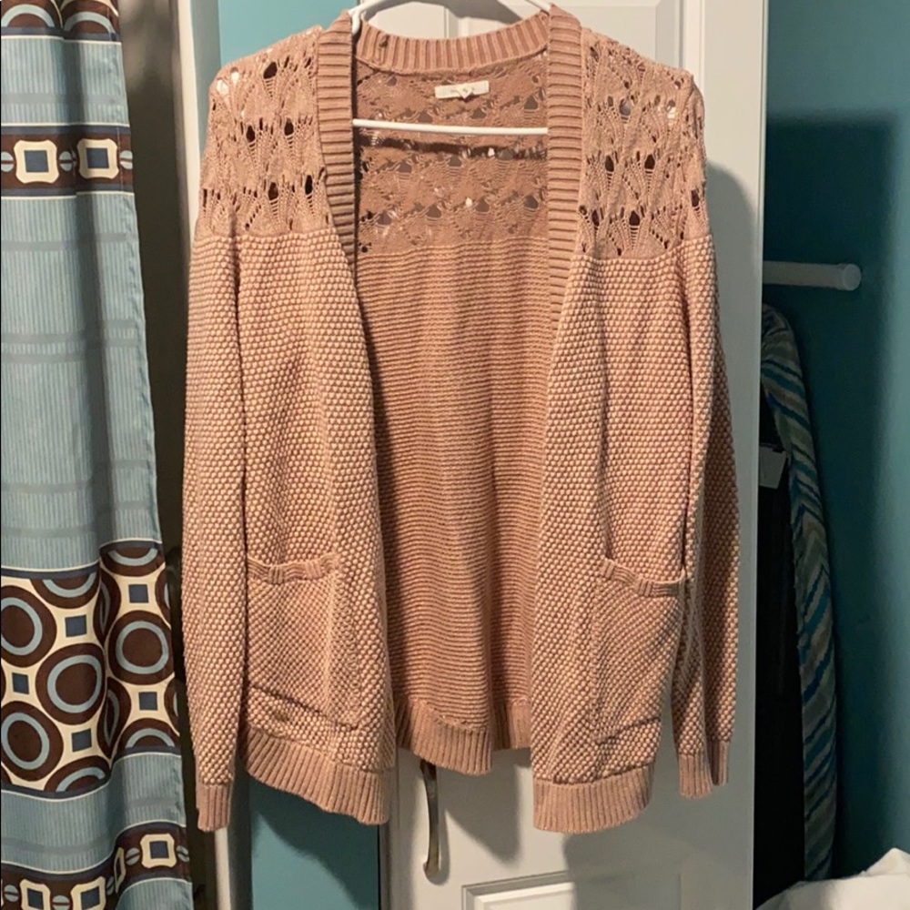 Light pink cardigan